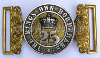 The King’s Own Scottish Borderers – British Victorian Waist belt clasps & buckles